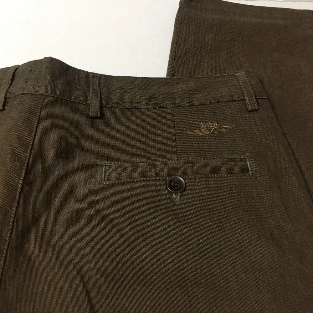 Stretch Cotton Slim Pants | Tailored Casual Chino · MCR Menswear NWT 36x34